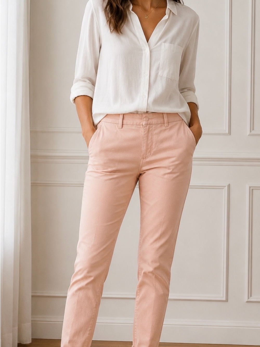 Part Two Women's Cropped Chino Pants